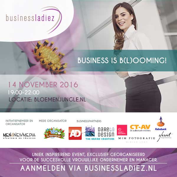 Businessladiez zakenvrouwen netwerkevent 14 november 2016
